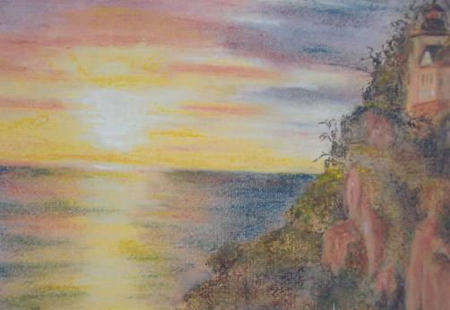 Sunset in Pastel
