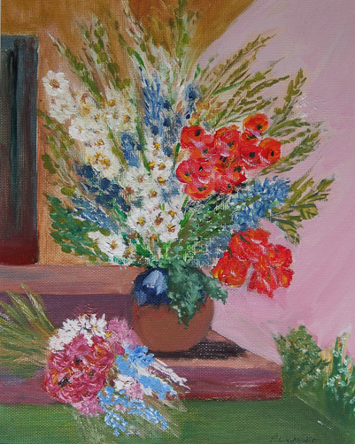 Vase of flowers