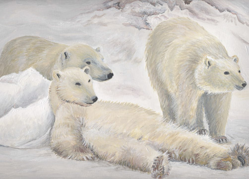 Three polar Bears