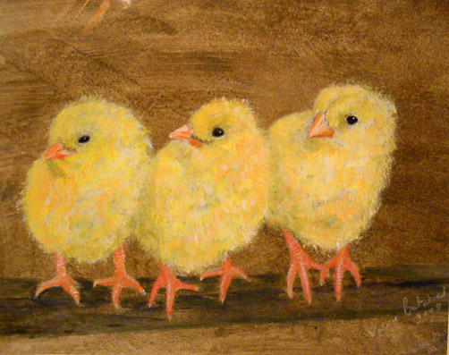 Three Chicks